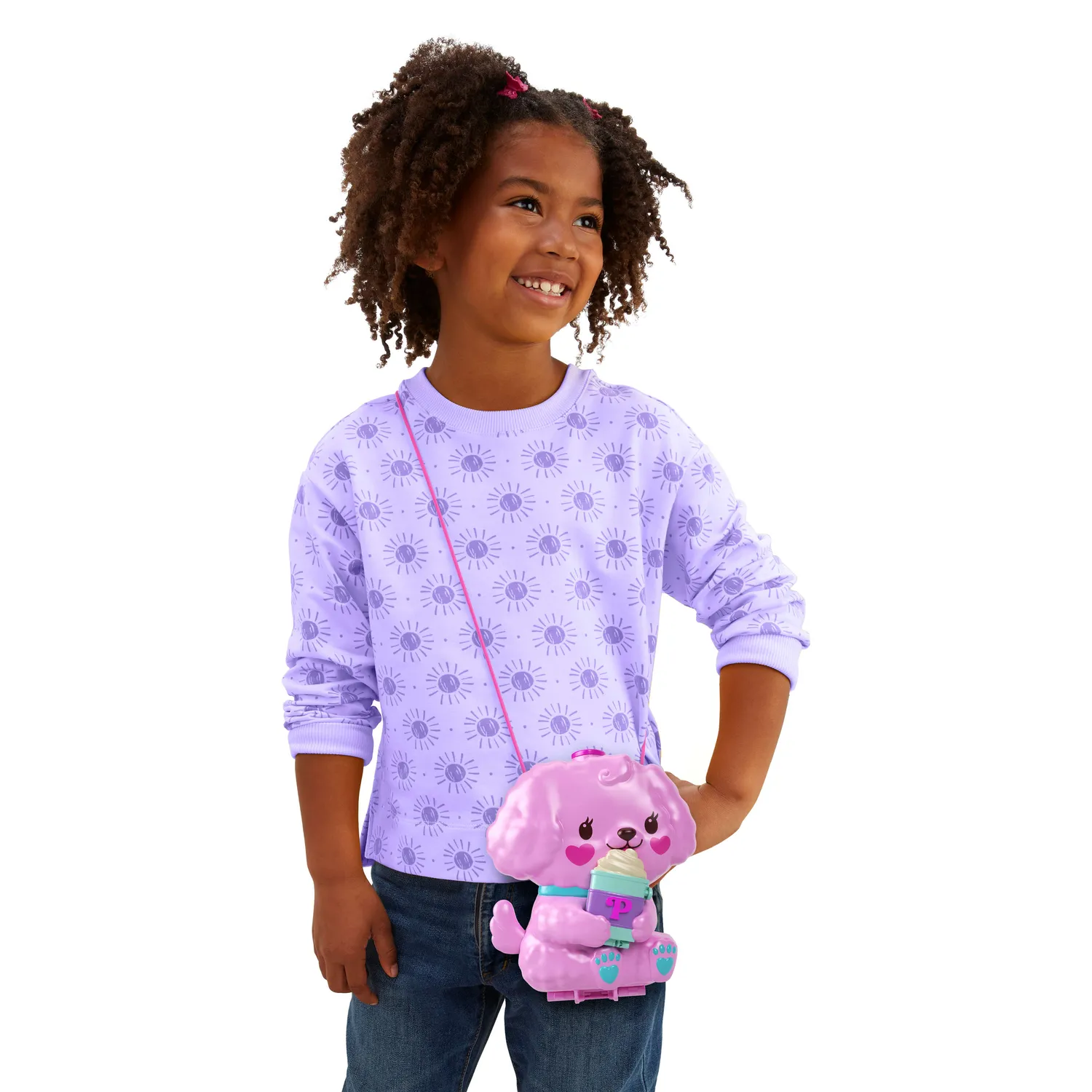 Polly Pocket Café Pup Purse speelset 2 poppen handtas