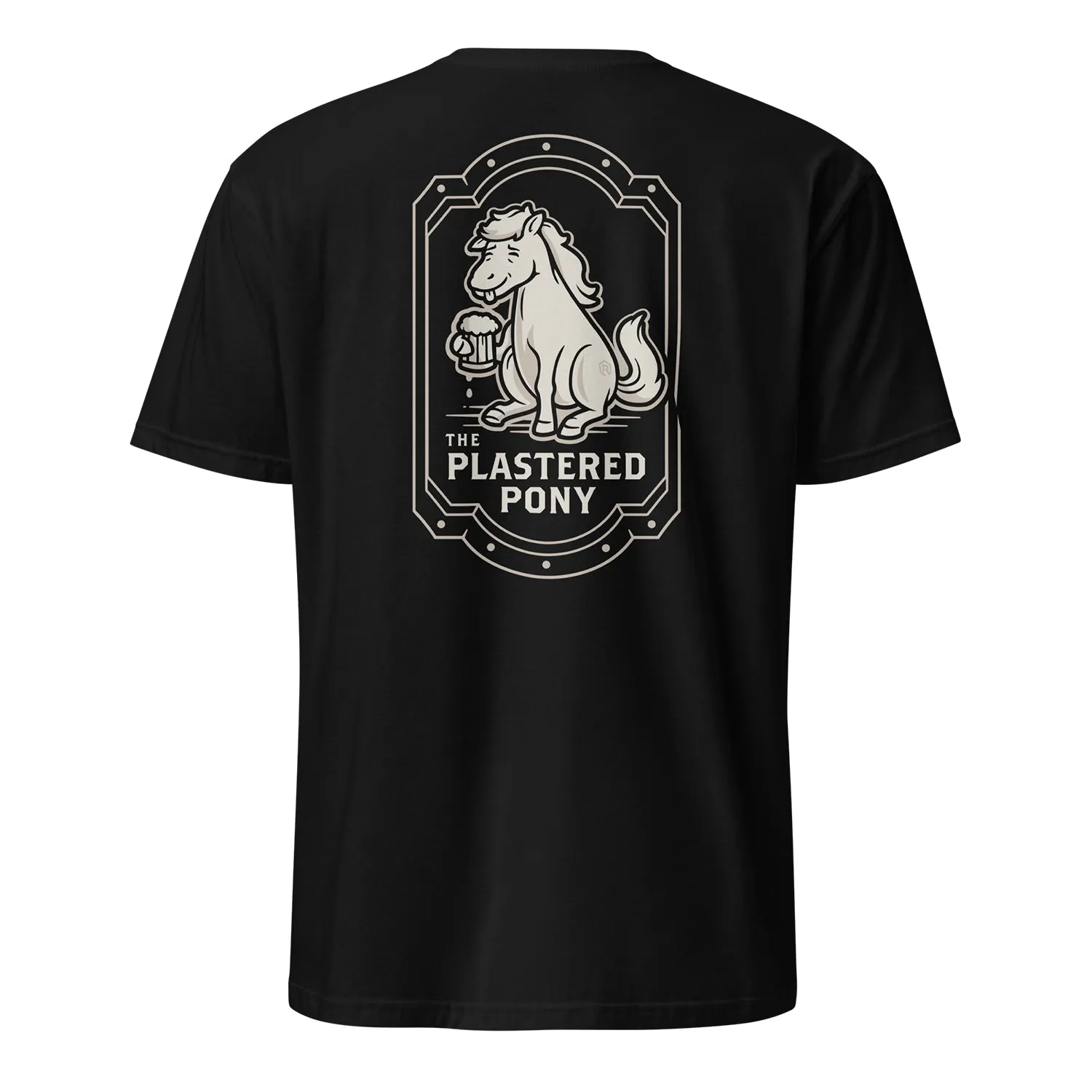 Roll A Crit Heroes of Barcadia Plastered Pony T-shirt zwart katoen