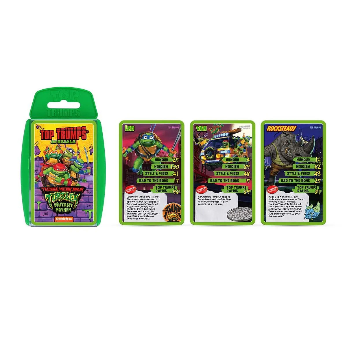 Top Trumps Teenage Mutant Ninja Turtles kaartspel 6+ jaar