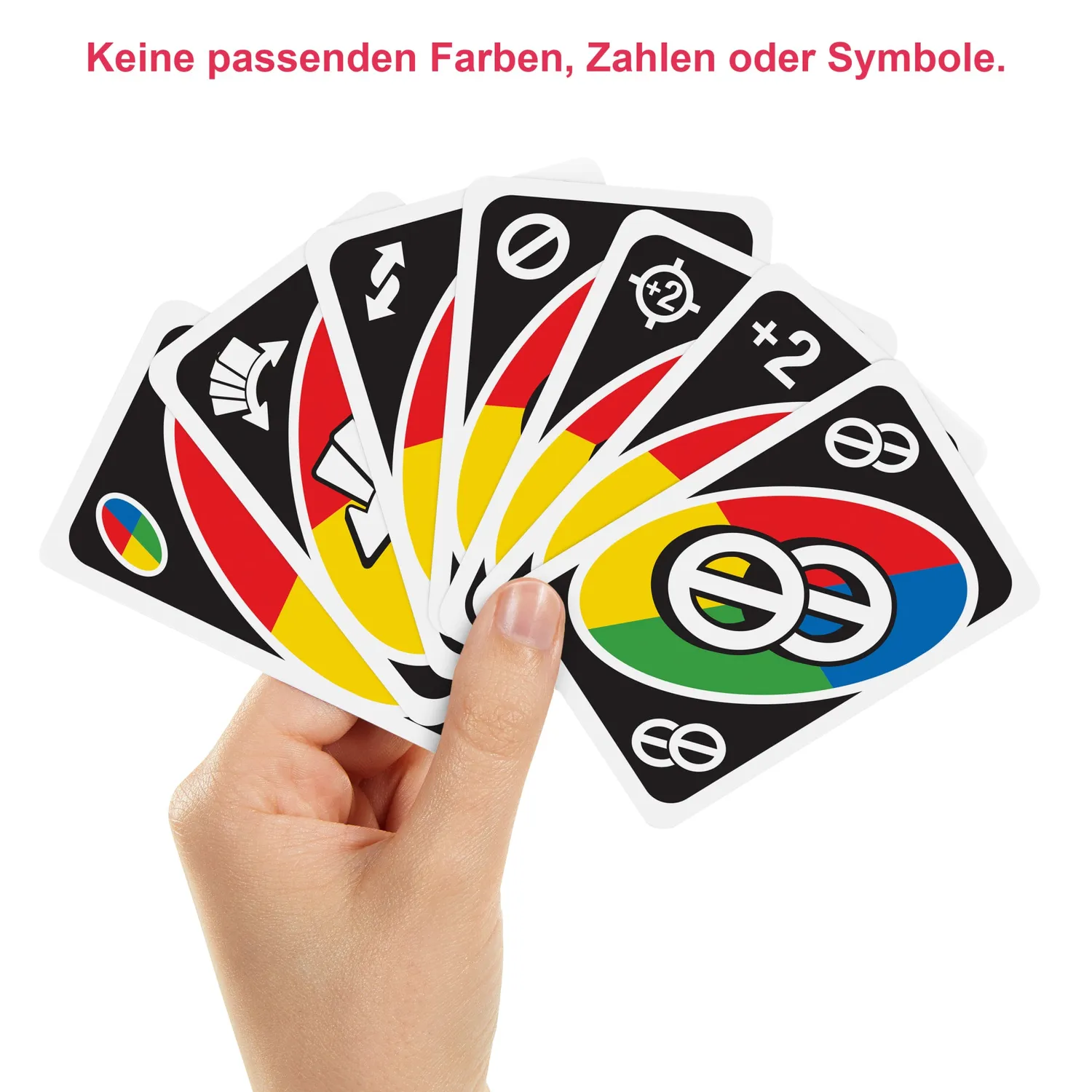 UNO All Wild kaartspel met alleen maar jokers