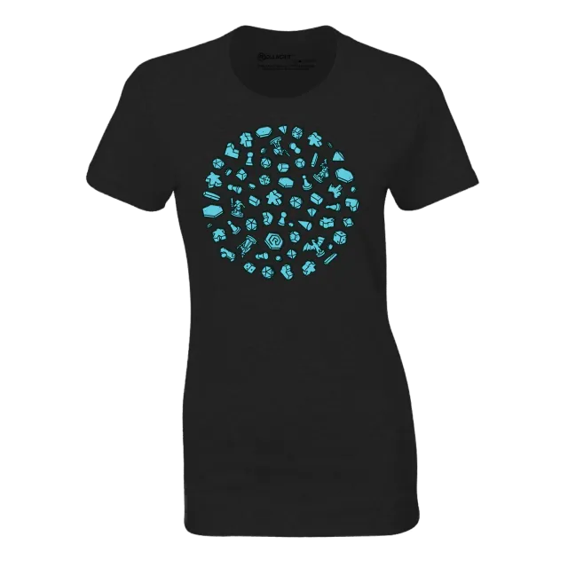 Roll A Crit Circle of Crit Fitted T-Shirt Triblend Maat M