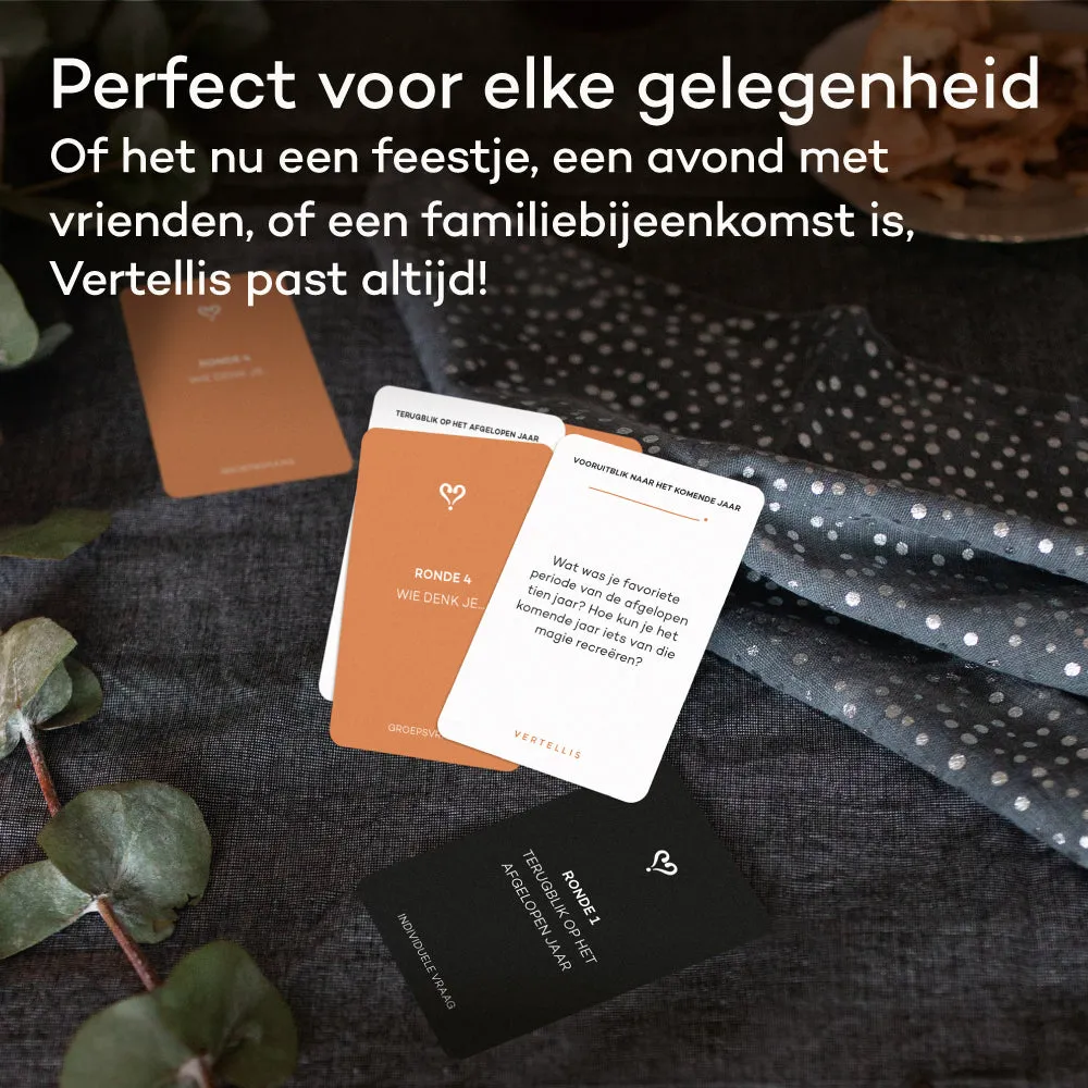 Vertellis Feestdagen-editie XL kaartspel 110 vragen