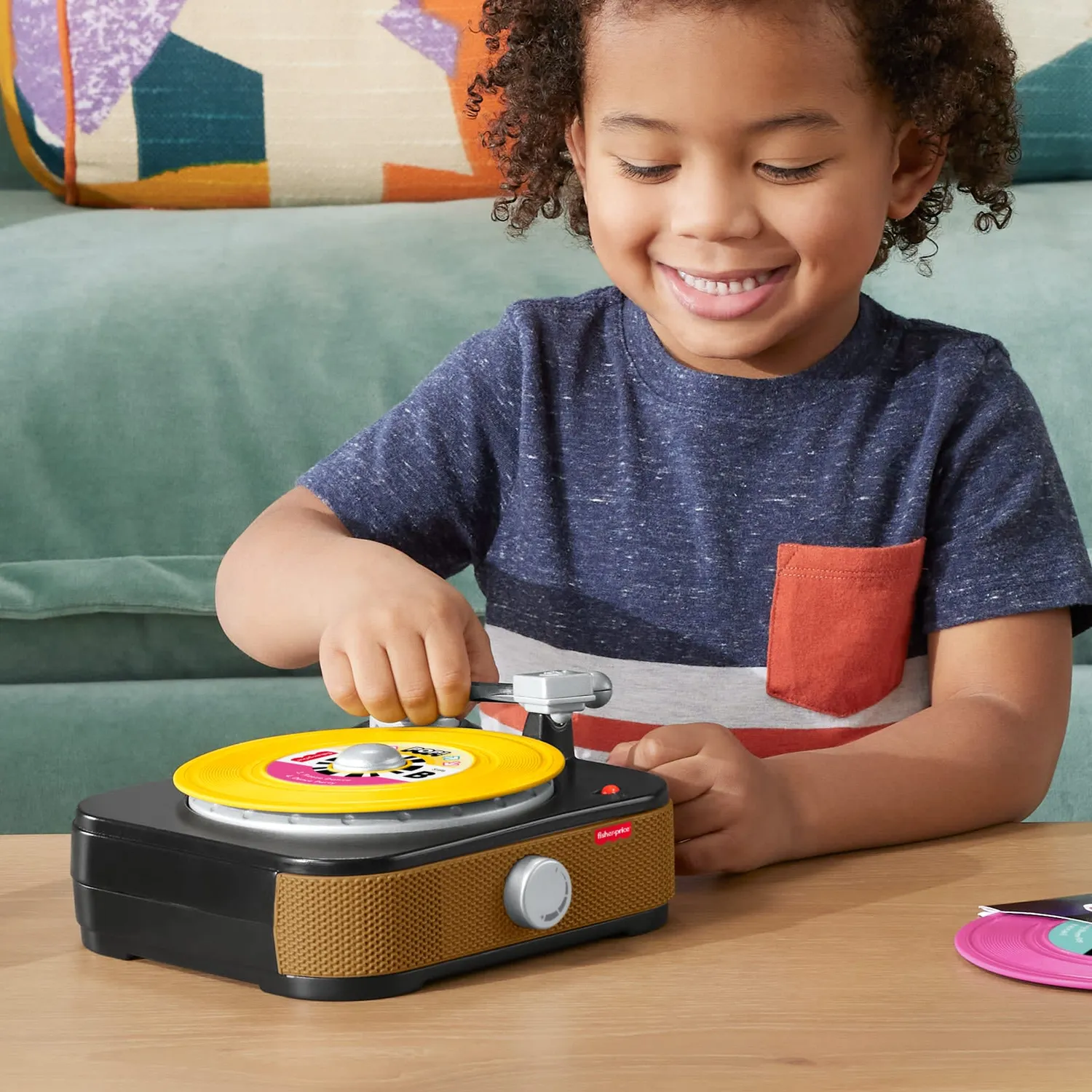 Fisher-Price Platenspeler speelgoed Grieks 5 diskettes