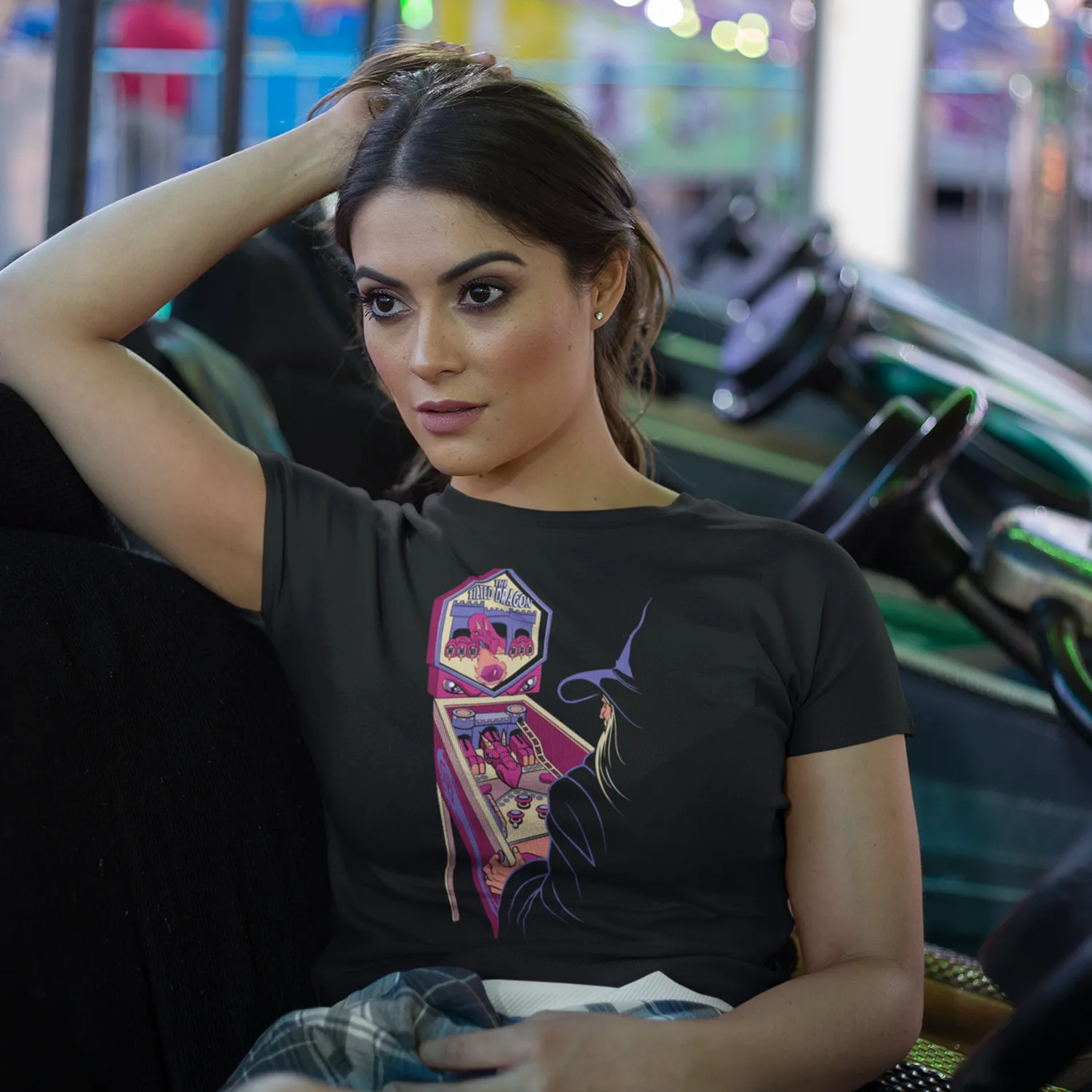 Roll A Crit Pinball Wizard Femme T-shirt dames katoen