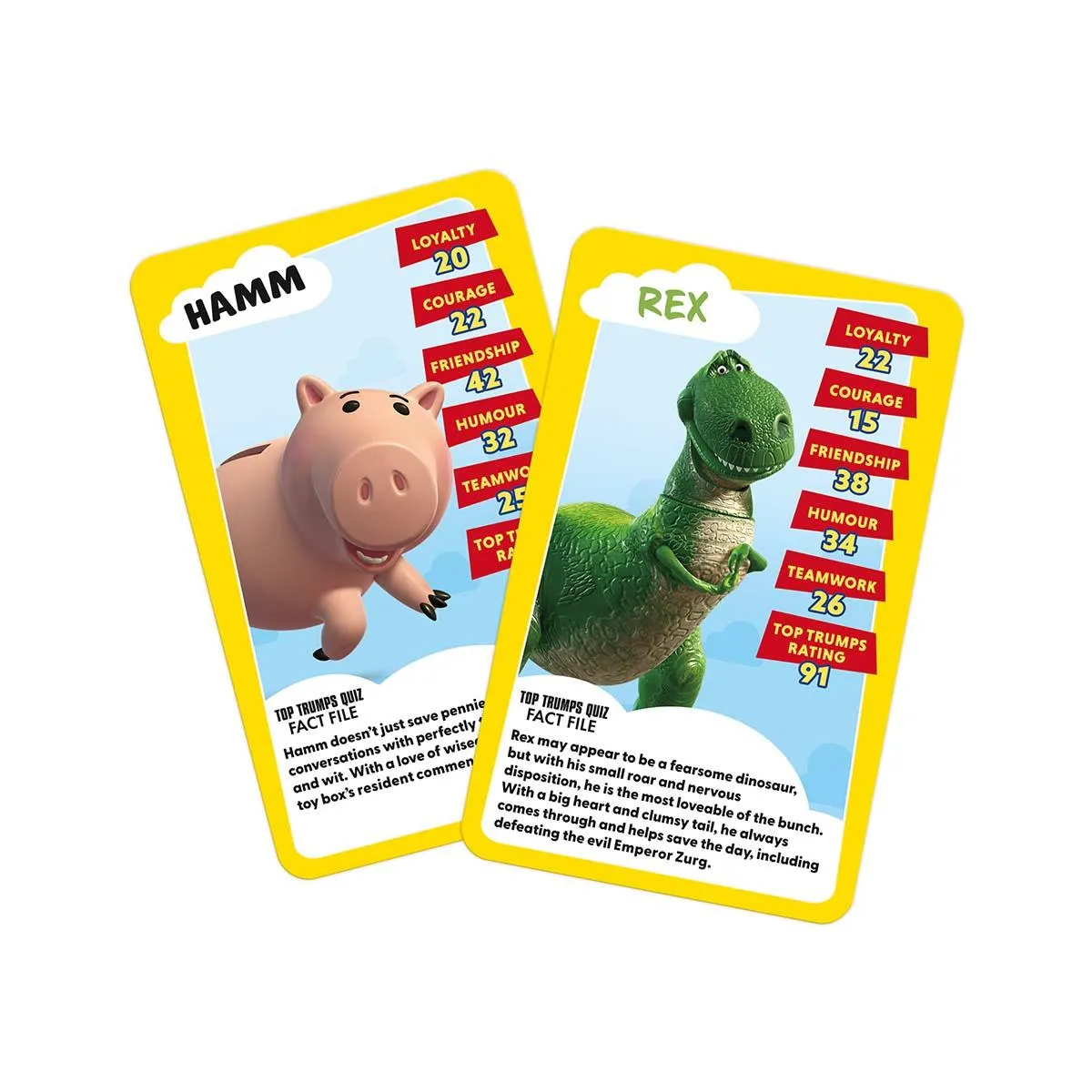 Top Trumps Toy Story kaartspel met Woody en Buzz