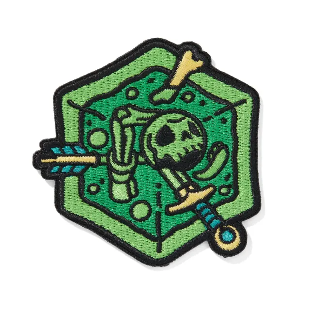 Roll A Crit Gelatinous Patch strijkpatch geborduurd