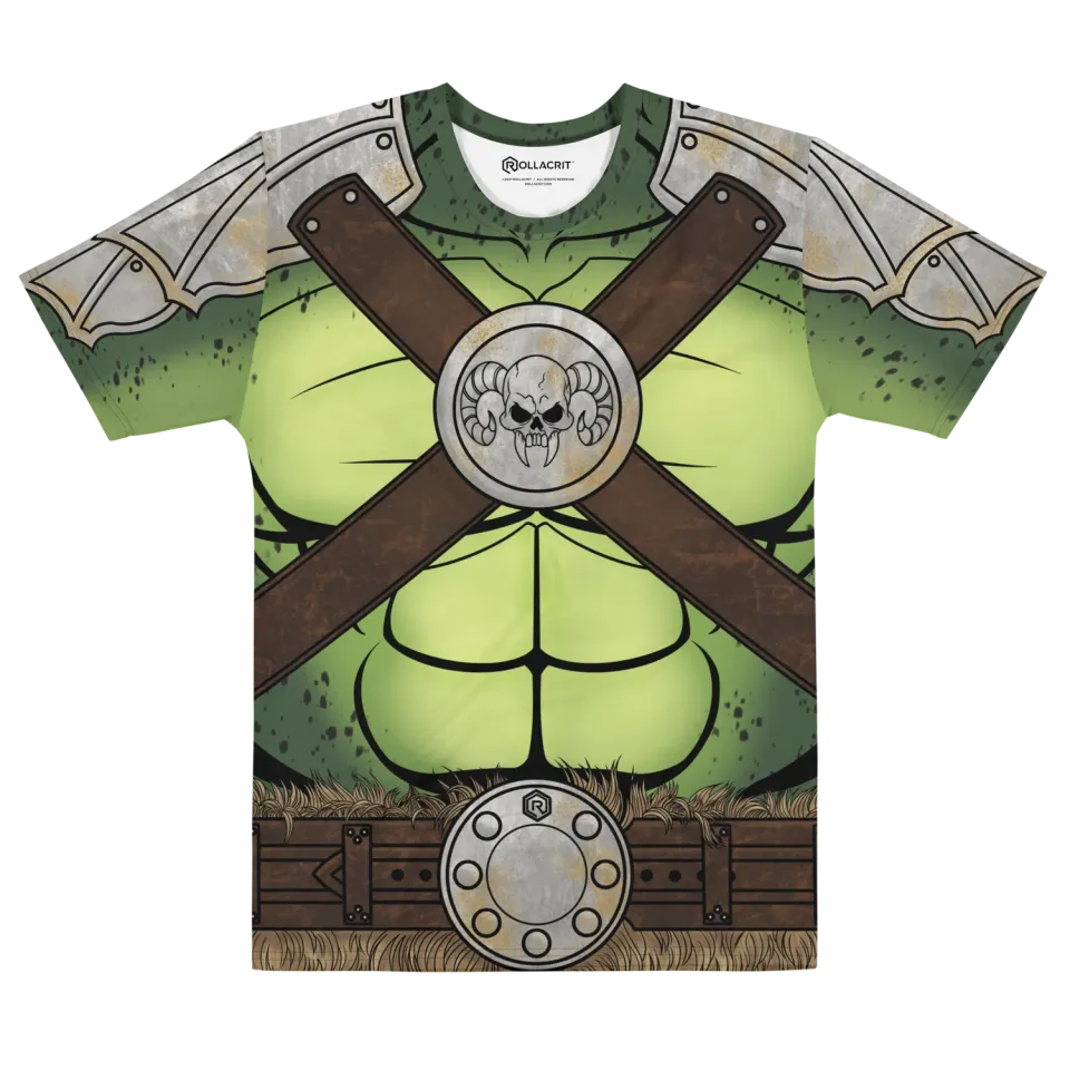 Roll A Crit Ogre all-over T-shirt stretch