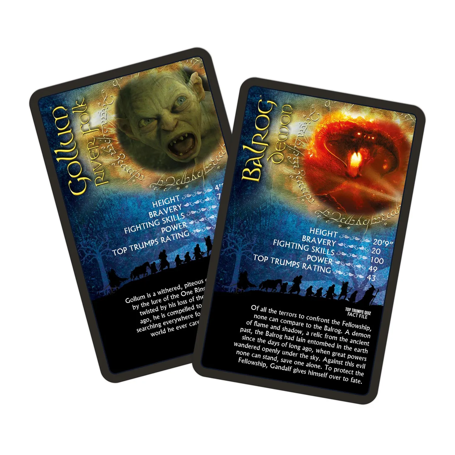 Top Trumps Battle Mat Lord of the Rings kaartspel speelmat