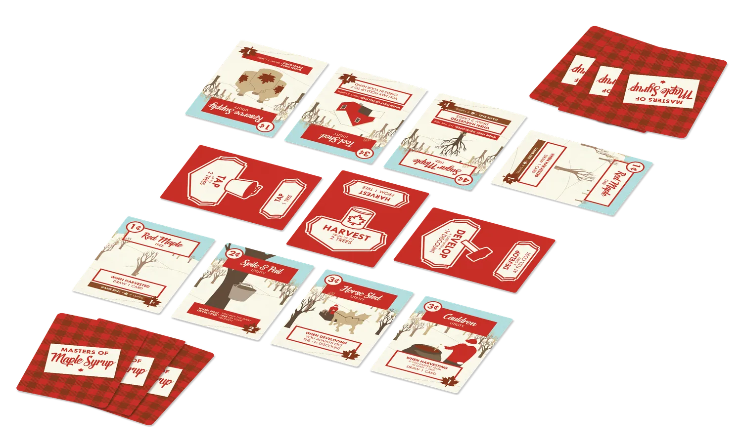 Reforest Masters of Maple Syrup print & play bordspel 2 spelers