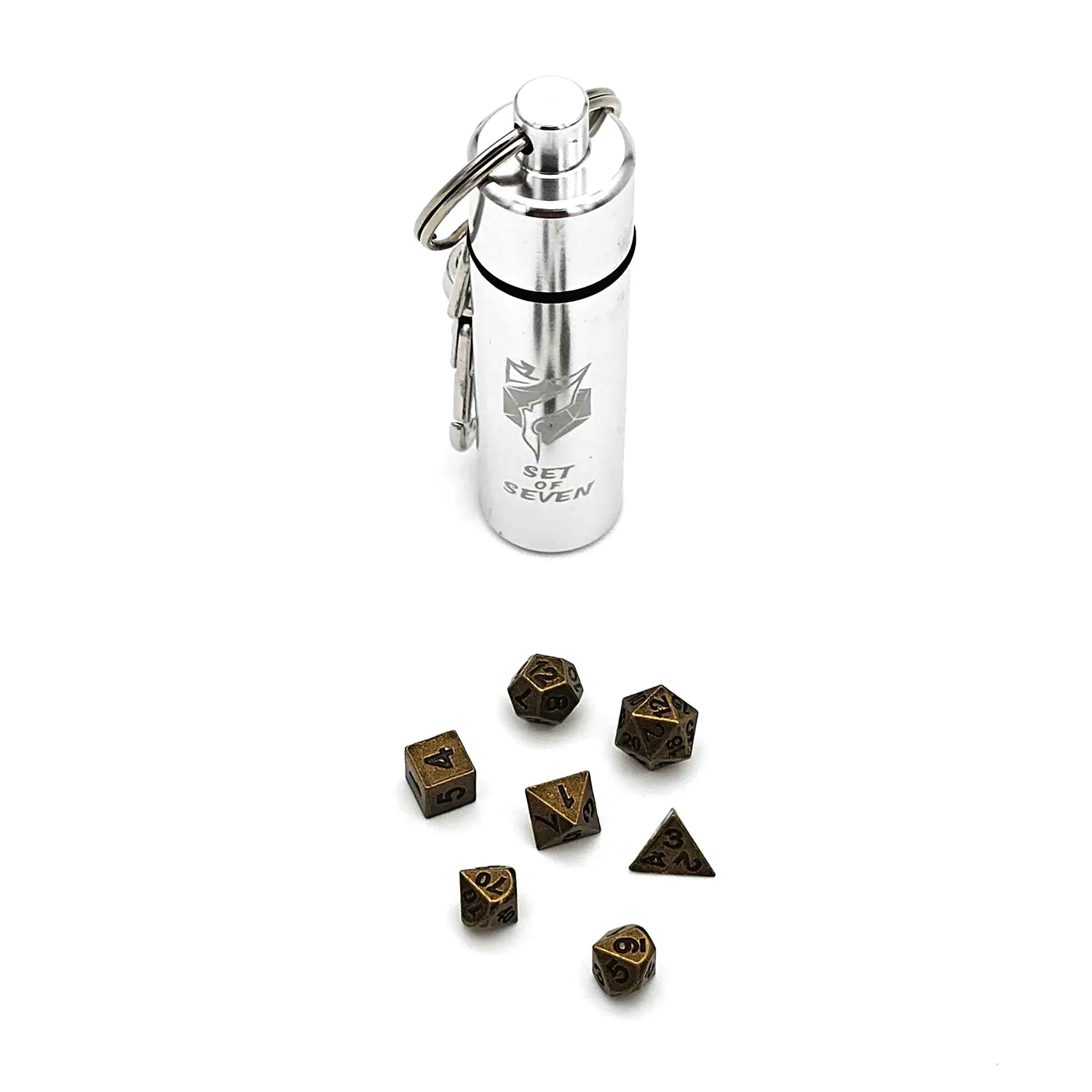 Roll A Crit Spell Component sleutelhanger mini dobbelstenen