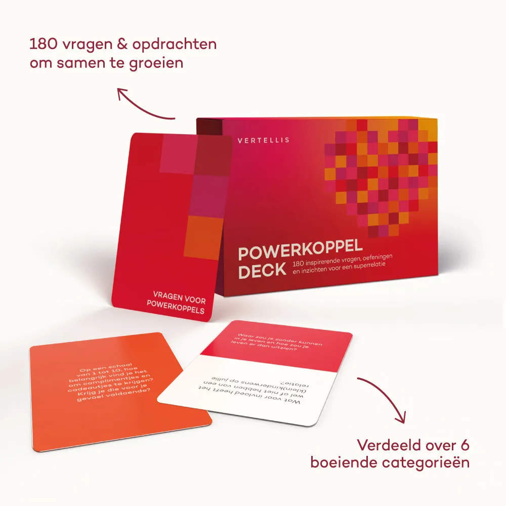 Vertellis Powerkoppel Deck kaartspel 180 kaarten