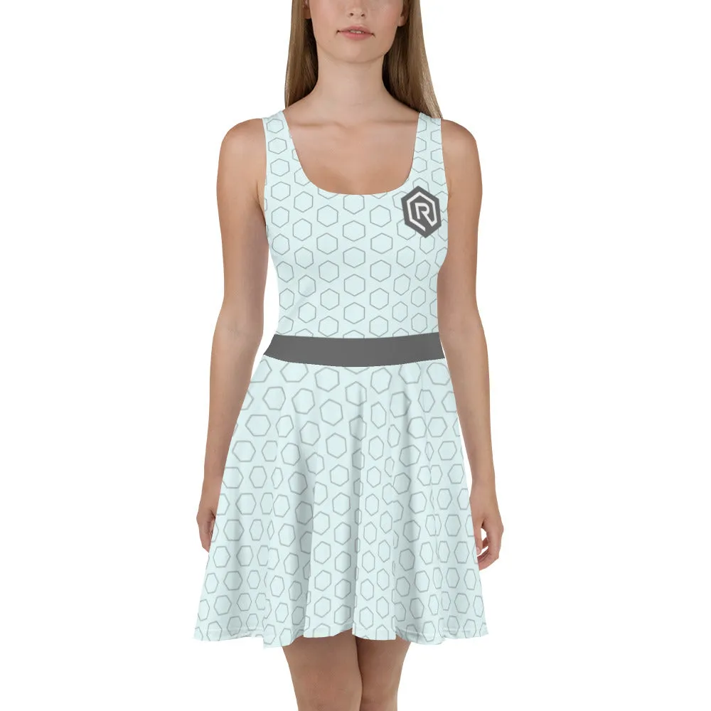 Roll A Crit Logo Hex Skater Jurk Dames