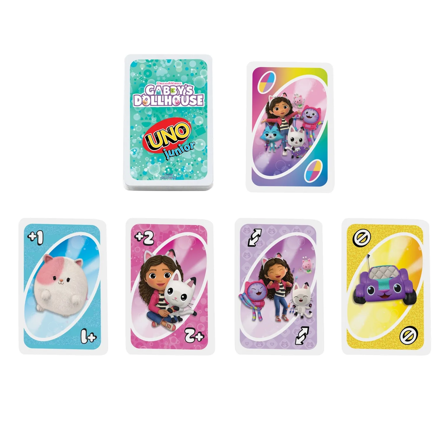 UNO Junior Gabby's Dollhouse Kaartspel 3 niveaus