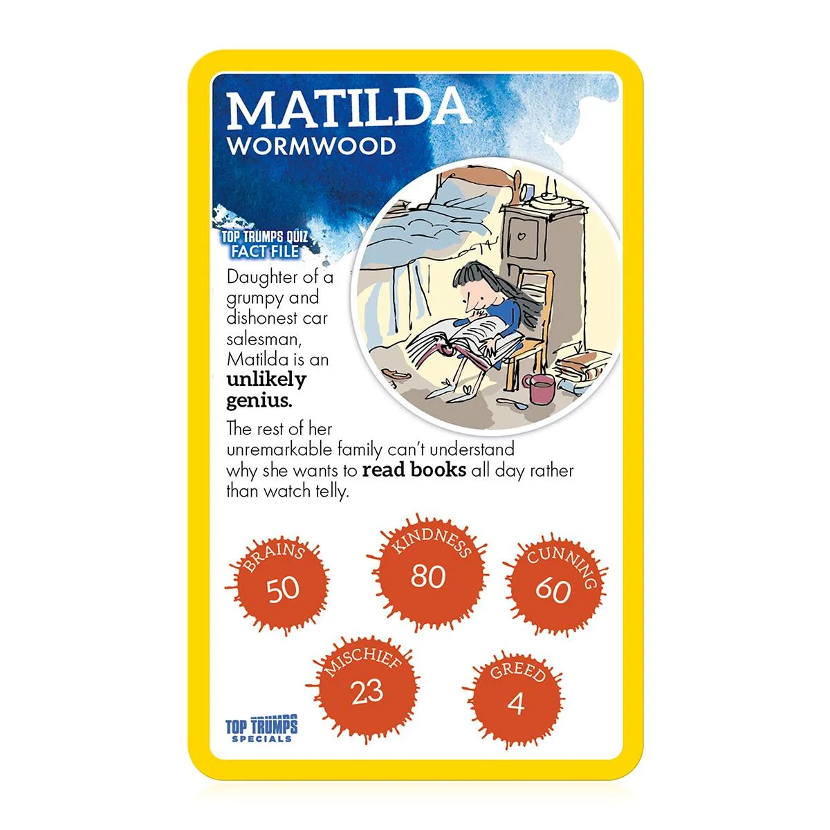 Top Trumps Roald Dahl Vol 1 kaartspel 30 personages