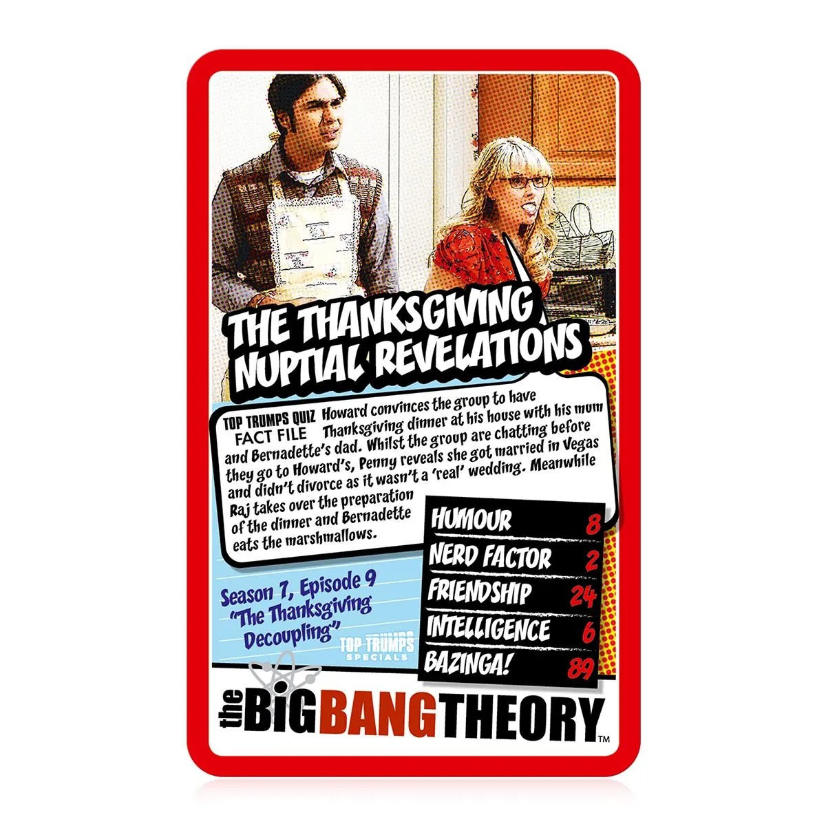 Top Trumps The Big Bang Theory kaartspel 30 momenten