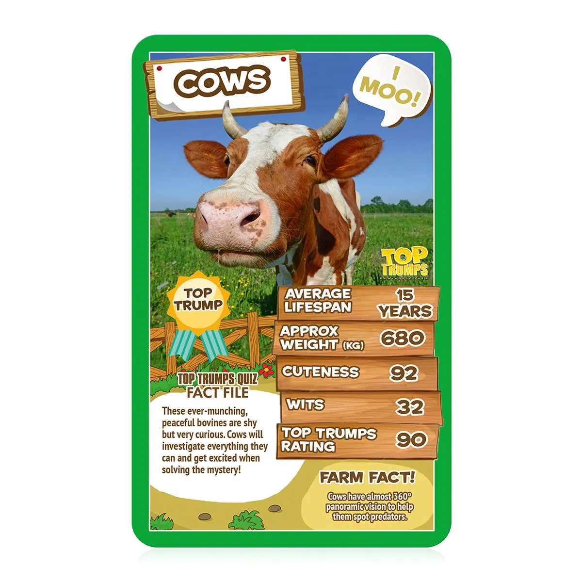 Top Trumps Farm Animals kaartspel boerderijdieren