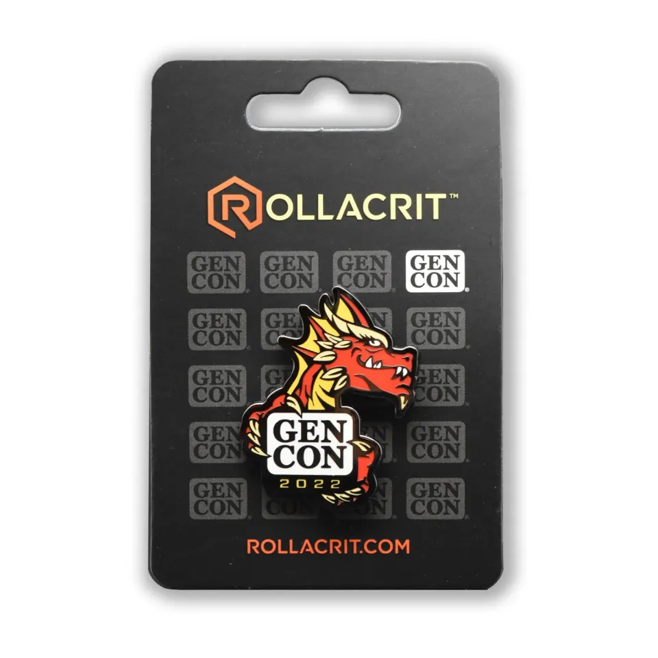 Roll A Crit Gen Con Genevieve 2022 pin verzamelaarseditie