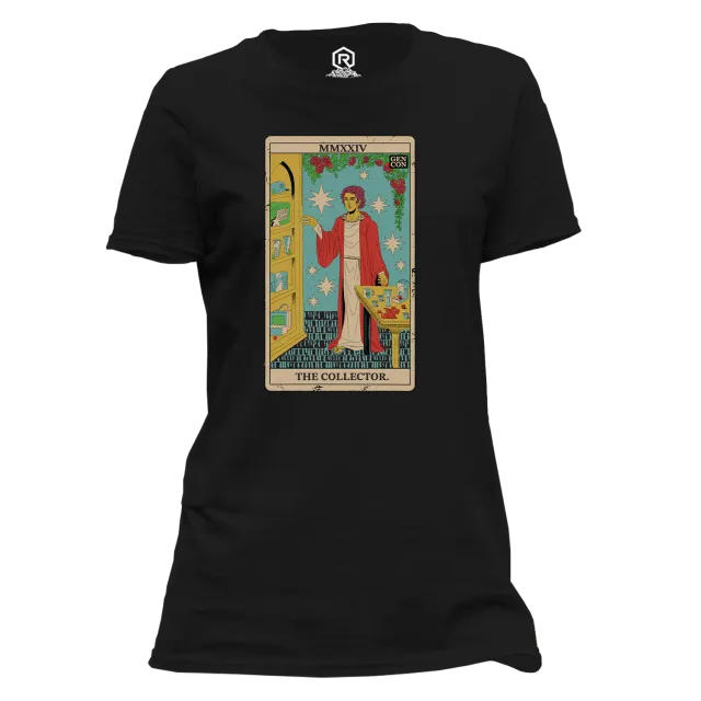 Roll A Crit Gen Con Collector Tarot dames T-shirt katoen