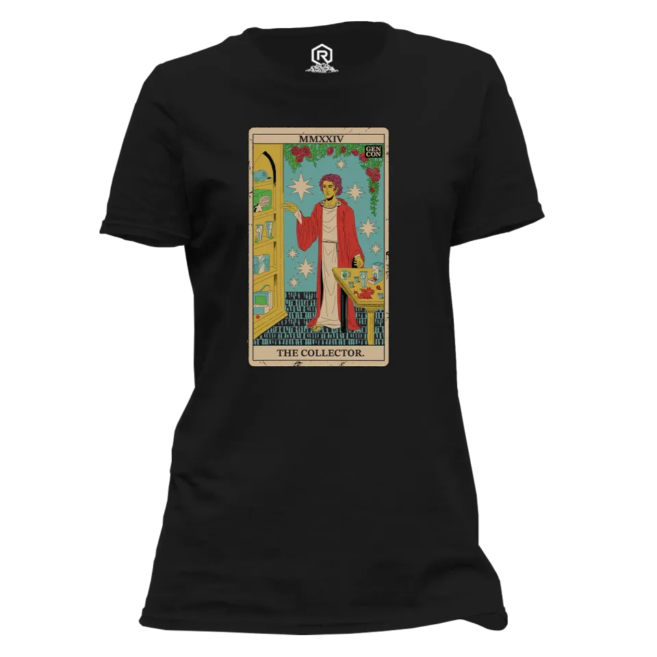 Roll A Crit Gen Con Collector Tarot dames T-shirt katoen