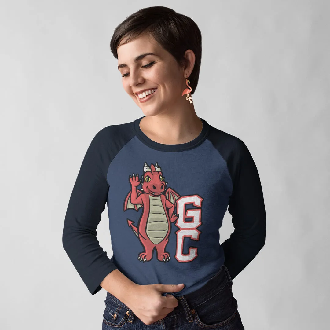 Gen Con Stack Raglan T-shirt 3/4 mouw katoenmix