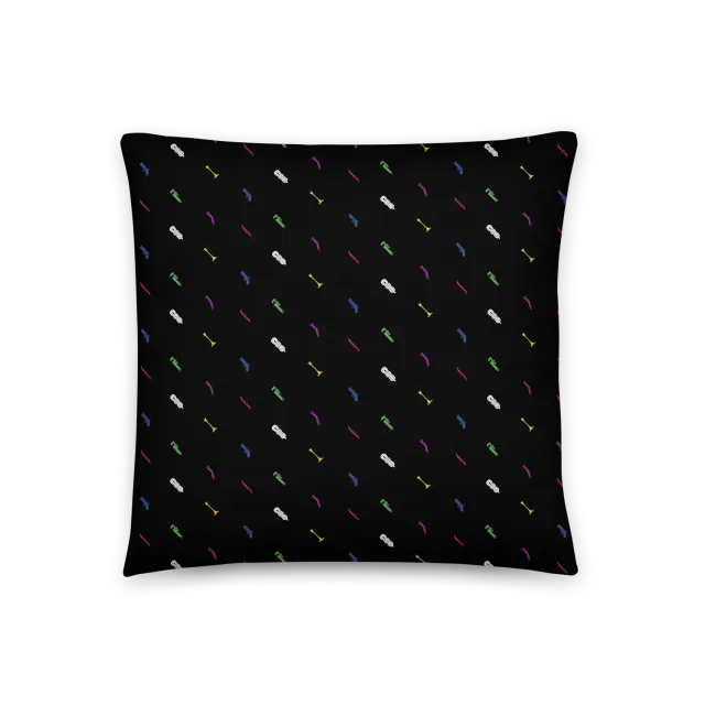 Roll A Crit Get a Hint sierkussen 45x45 polyester
