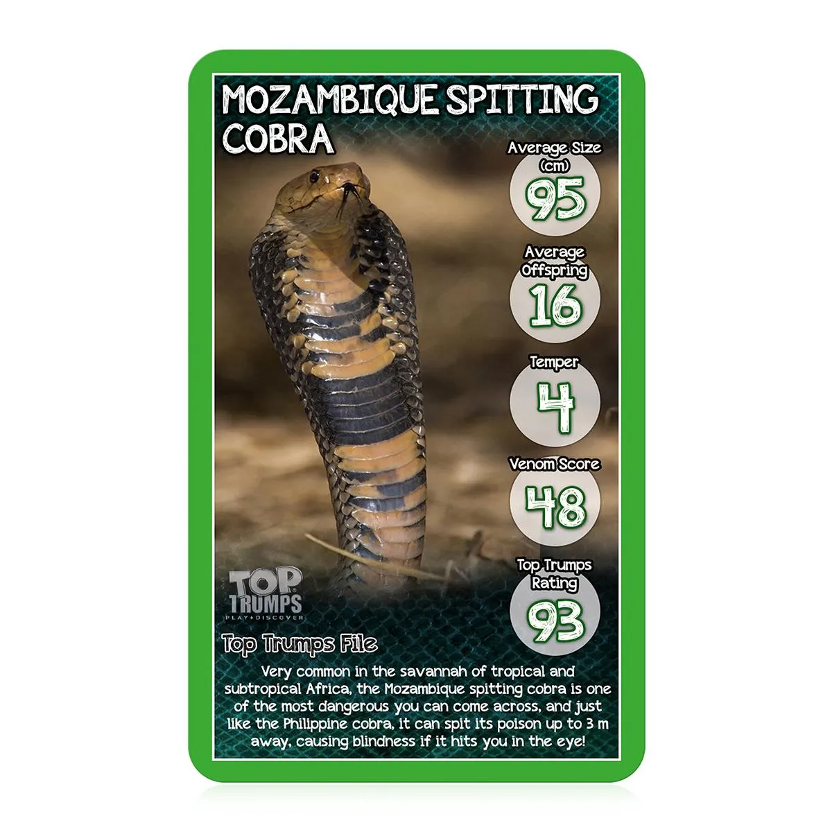 Top Trumps Snakes kaartspel slangen