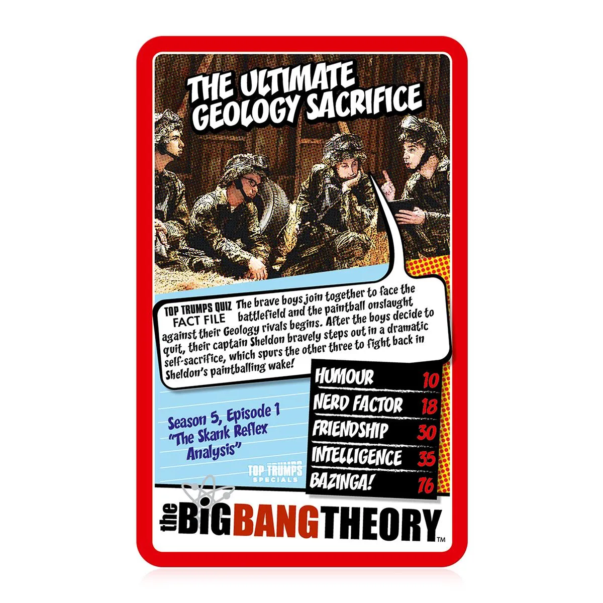 Top Trumps The Big Bang Theory kaartspel 30 momenten