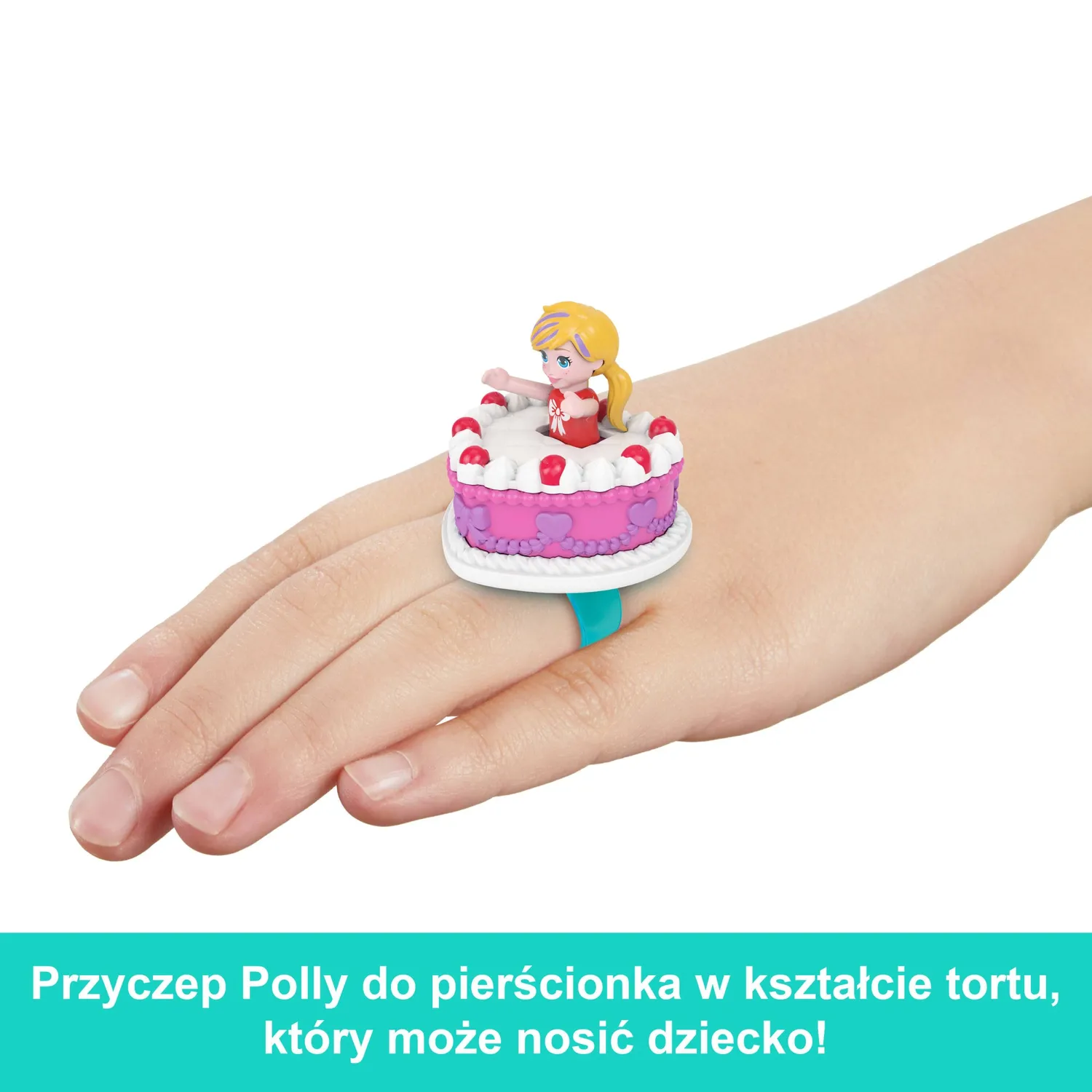 Polly Pocket Mattel 80 Jaar Hart Compact Speelset met Ring