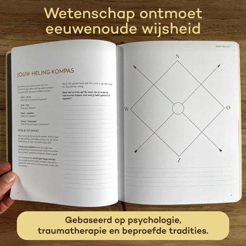 Vertellis Heling Journal dagboek met gratis deck