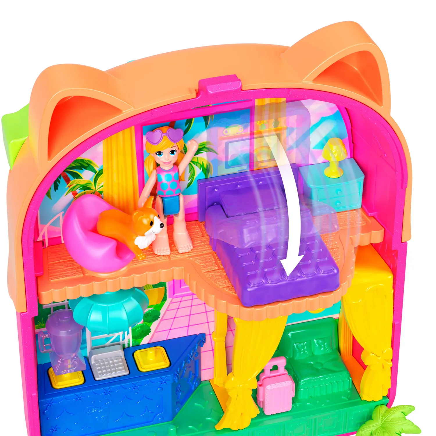 Polly Pocket Kitten Sorbet IJsje speelset mini-pop 4+