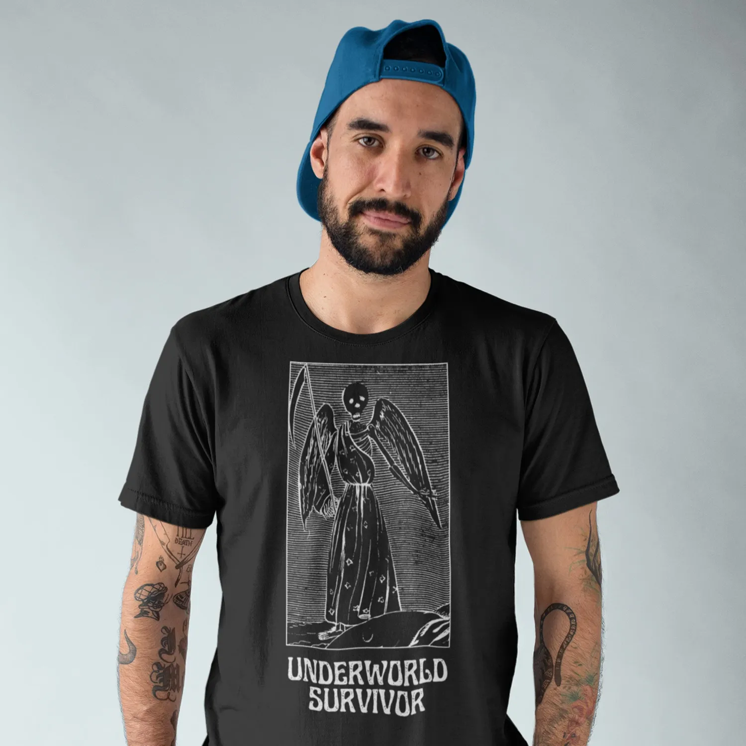 Roll A Crit Gen Con Underworld Survivor T-shirt katoen