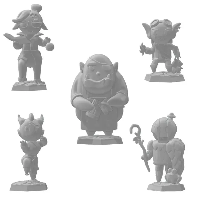 Roll A Crit Heroes for Hire STL-bundel digitaal