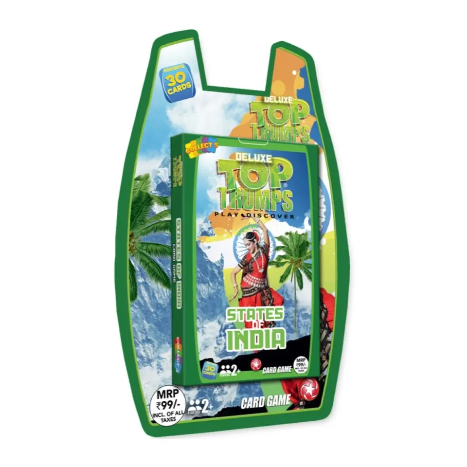 Top Trumps States of India kaartspel India-editie