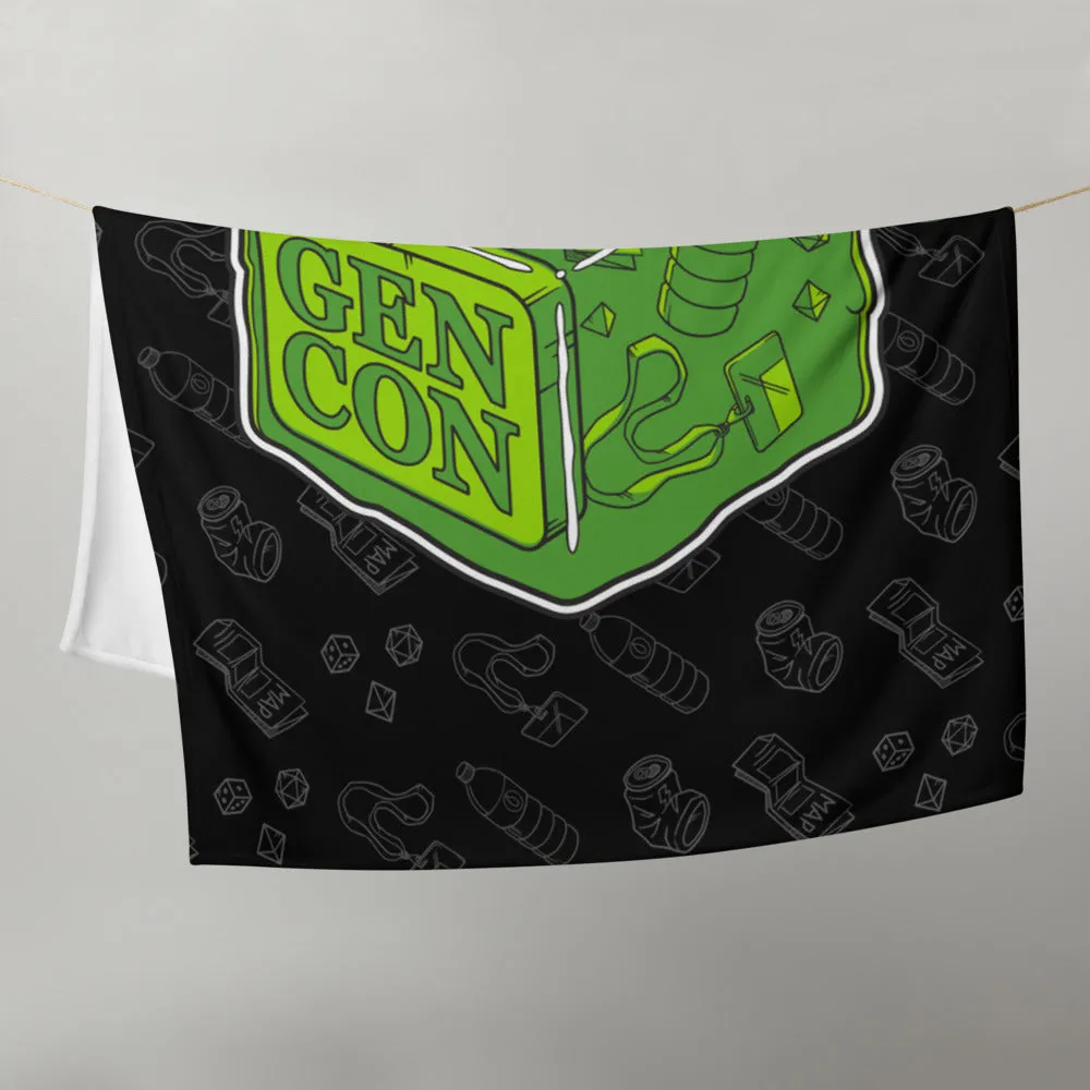 Roll A Crit Gen Con Gelatinous Cube throw deken 127x153