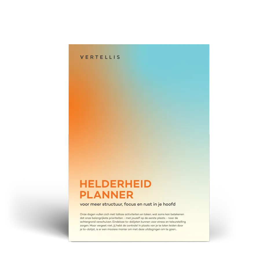 Vertellis Helderheid Planner focus en rust