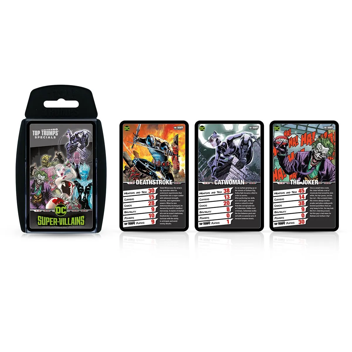 Top Trumps DC Super Villains kaartspel schurken