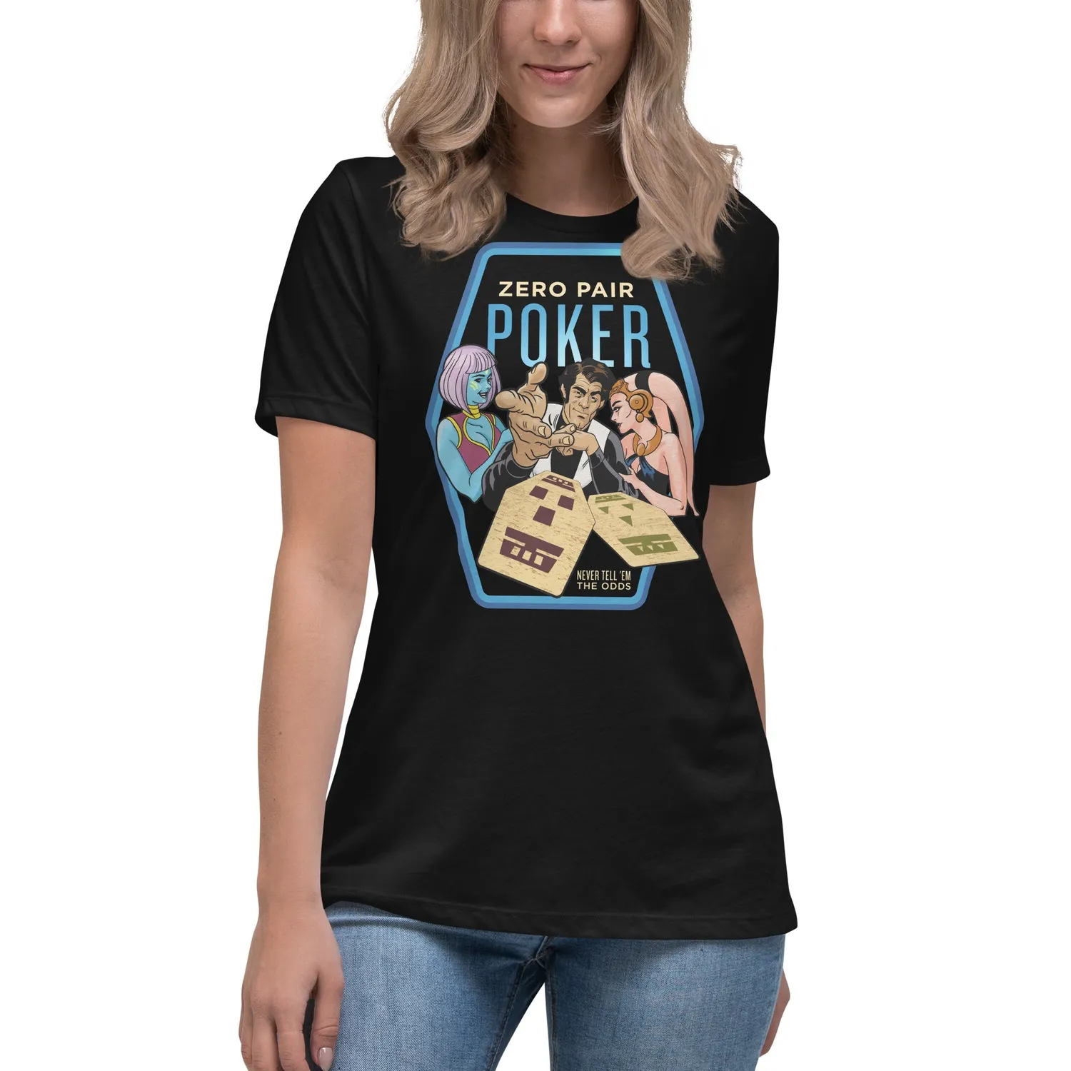 Roll A Crit Zero Pair Poker t-shirt dames katoen