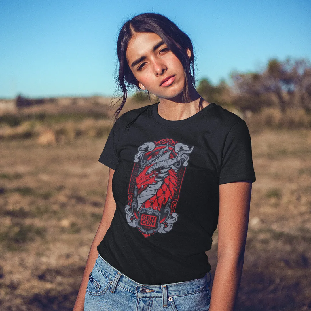 Roll A Crit Gen Con 2025 Hydro74 T-shirt dames katoen