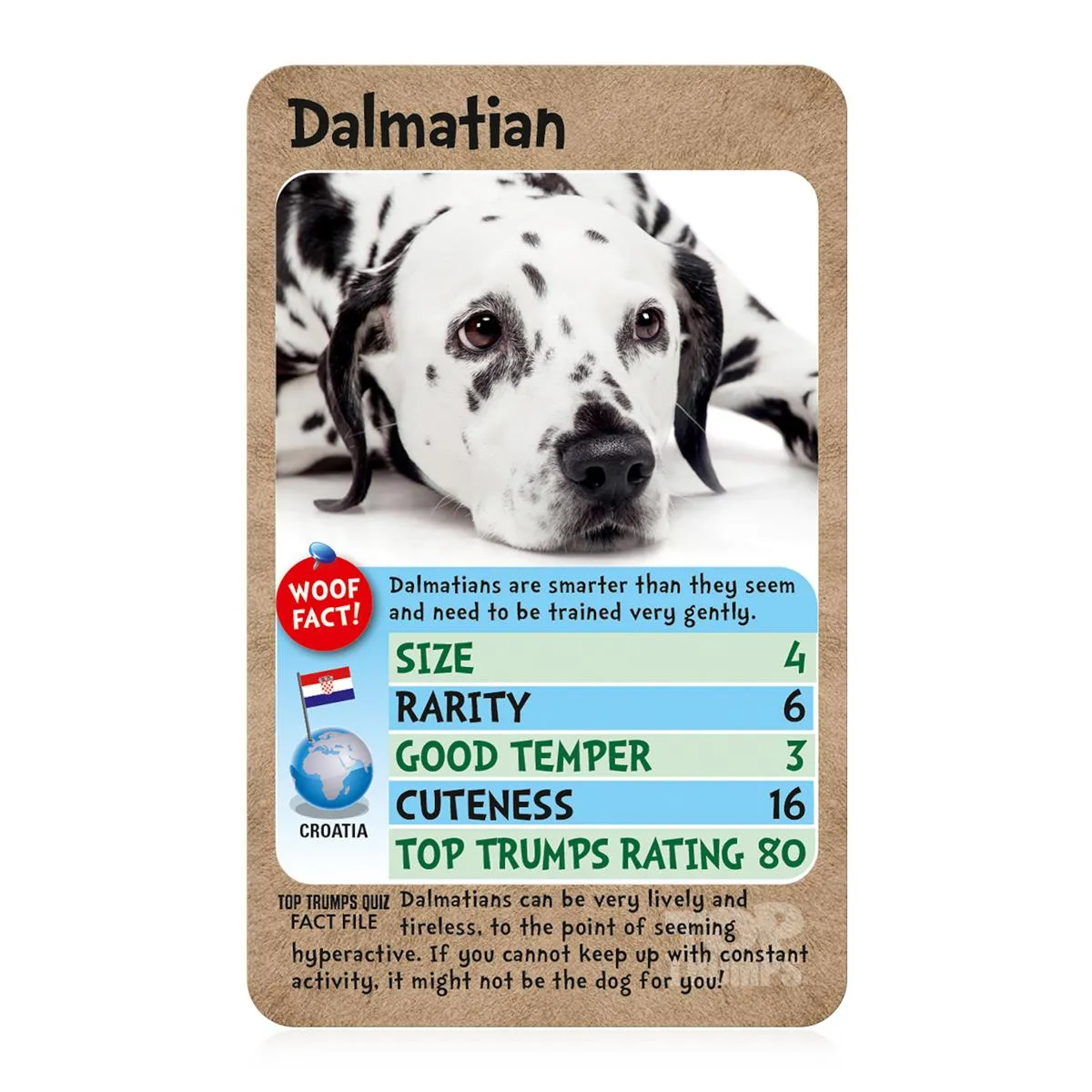 Top Trumps Dogs kaartspel hondenrassen feiten