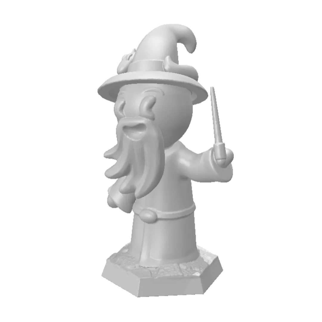 Roll A Crit Heroes of Barcadia Merlo the Saucerer STL-bestand