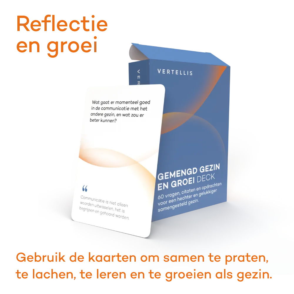 Vertellis Gemengd Gezin en Groei Deck kaartspel 60 kaarten