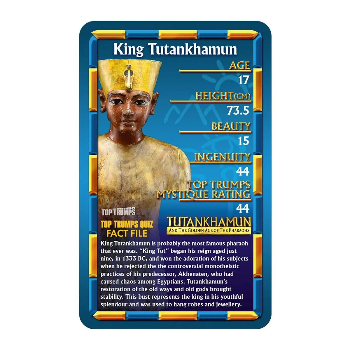 Top Trumps Toetanchamon Egypte kaartspel limited edition