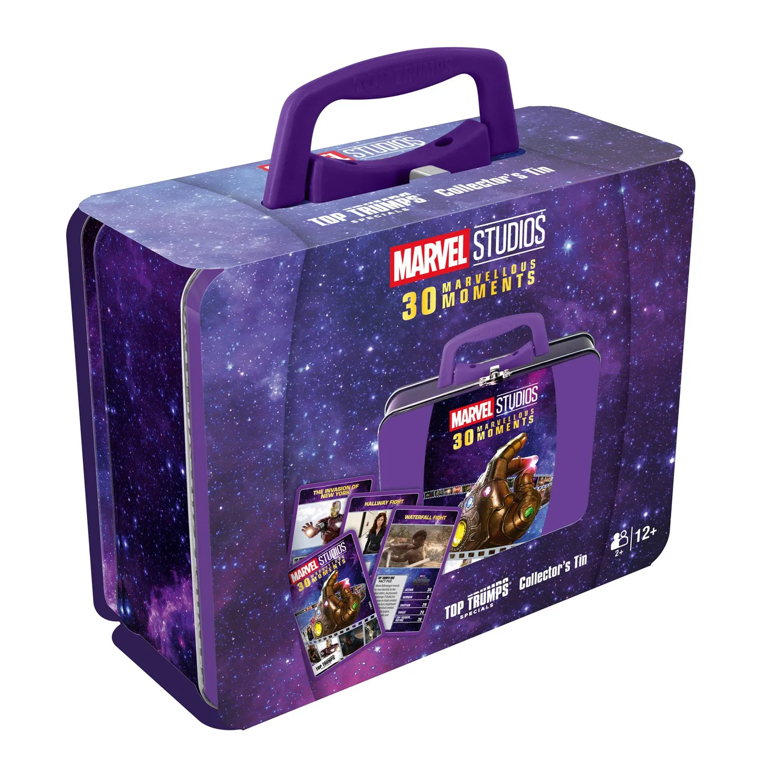 Top Trumps Marvel 30 Moments kaartspel verzamelblik