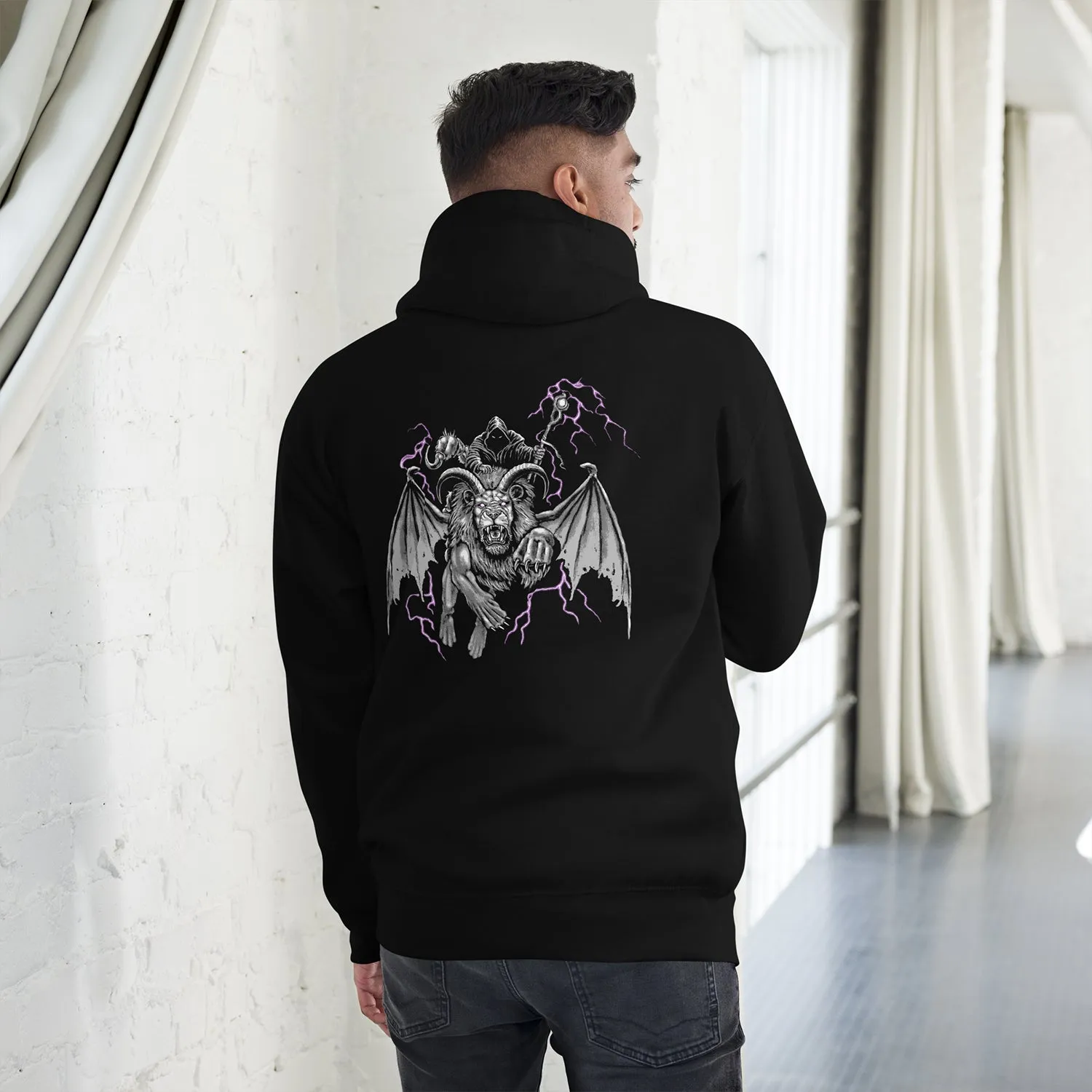 Roll A Crit Gen Con 2026 Manticore hoodie zwart fleece