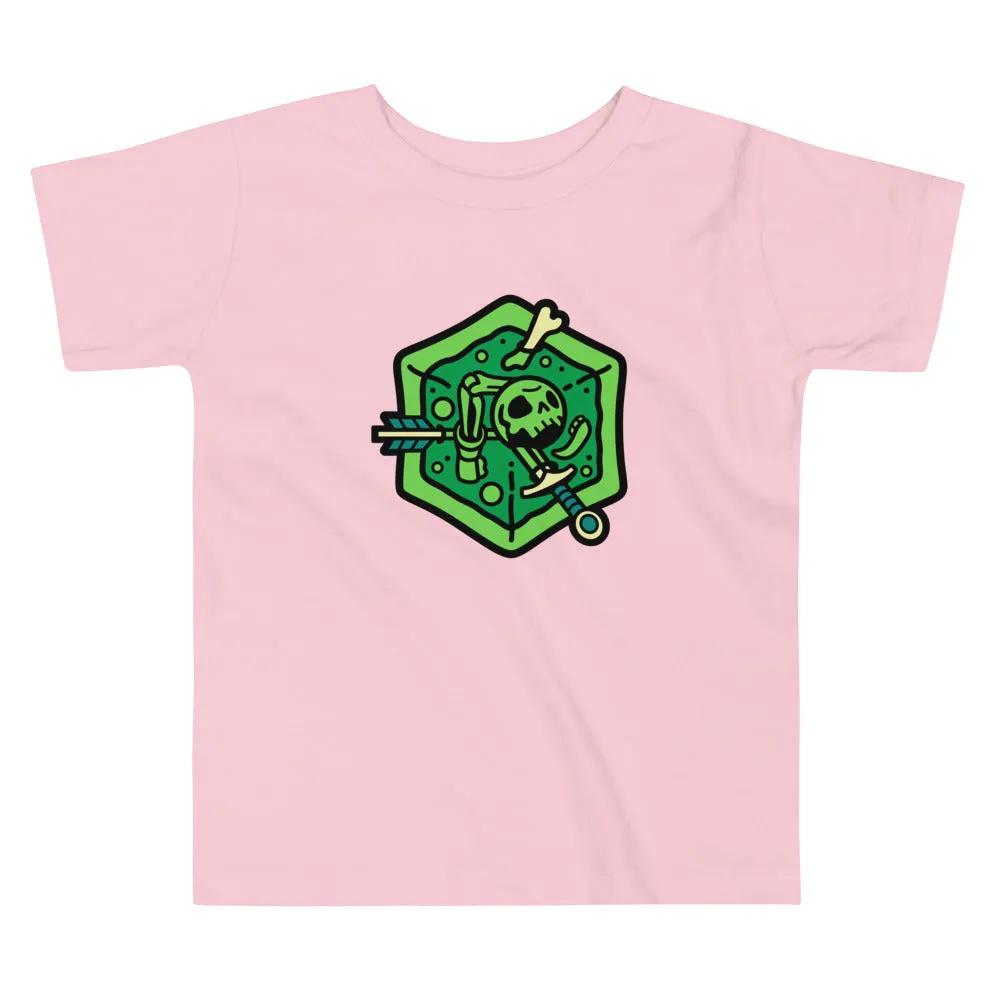 Roll A Crit Gelatinous Cube peuter T-shirt zwart 2T katoen