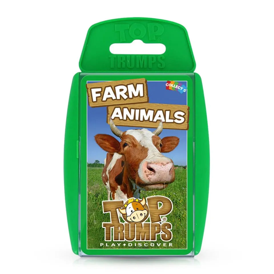 Top Trumps Farm Animals kaartspel boerderijdieren