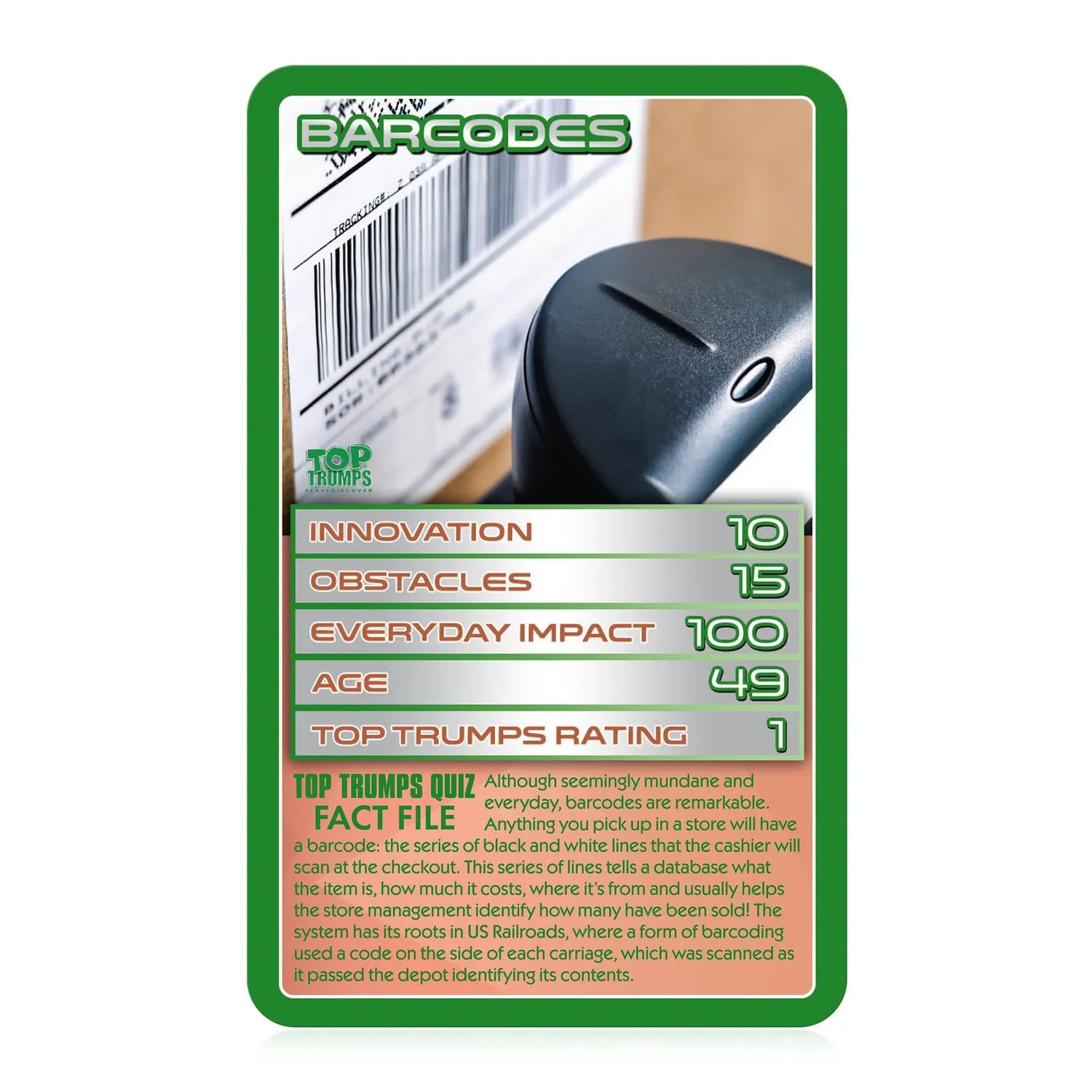 Top Trumps STEM Terrific Technology 21 kaartspel techniek