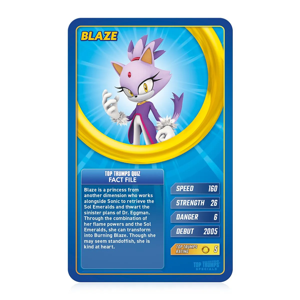 Top Trumps Sonic the Hedgehog kaartspel 30 personages