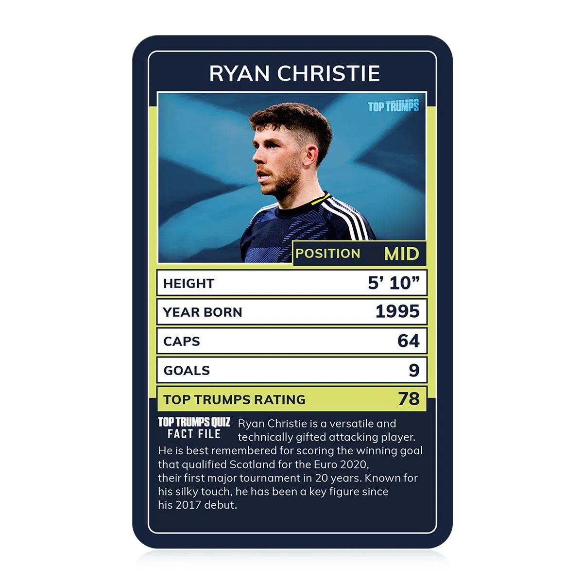 Top Trumps Scottish Football Stars kaartspel 30 kaarten