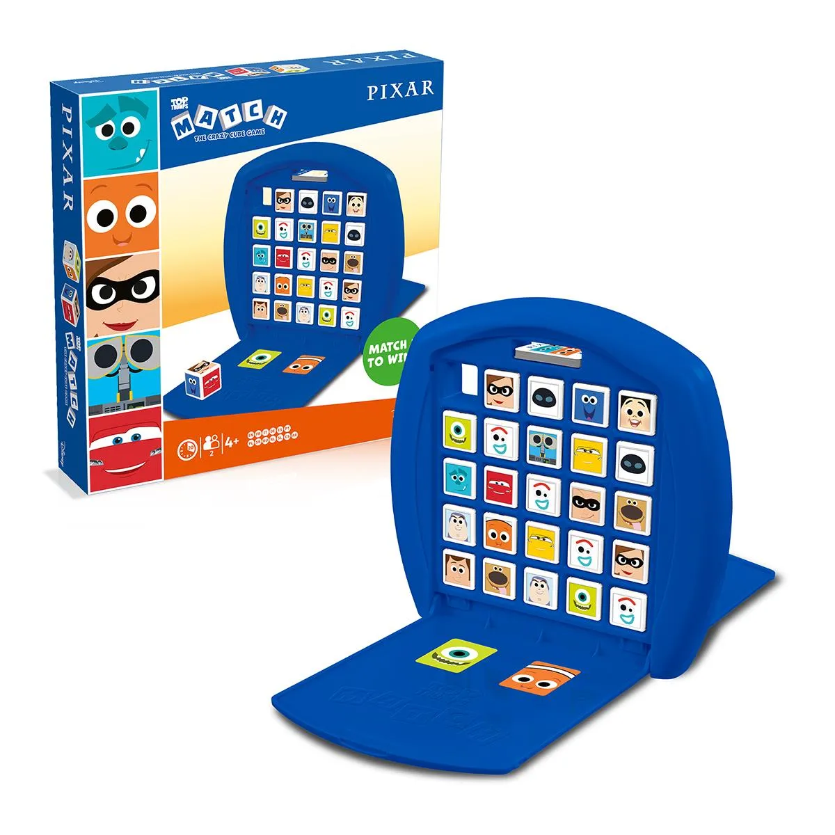 Top Trumps Match Pixar kubusspel 5 op een rij